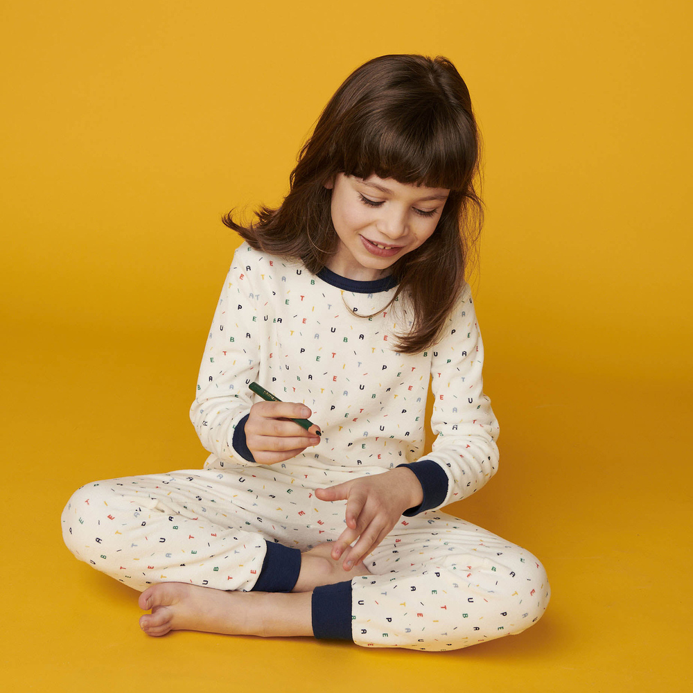 Petit bateau velour 2025 pajamas