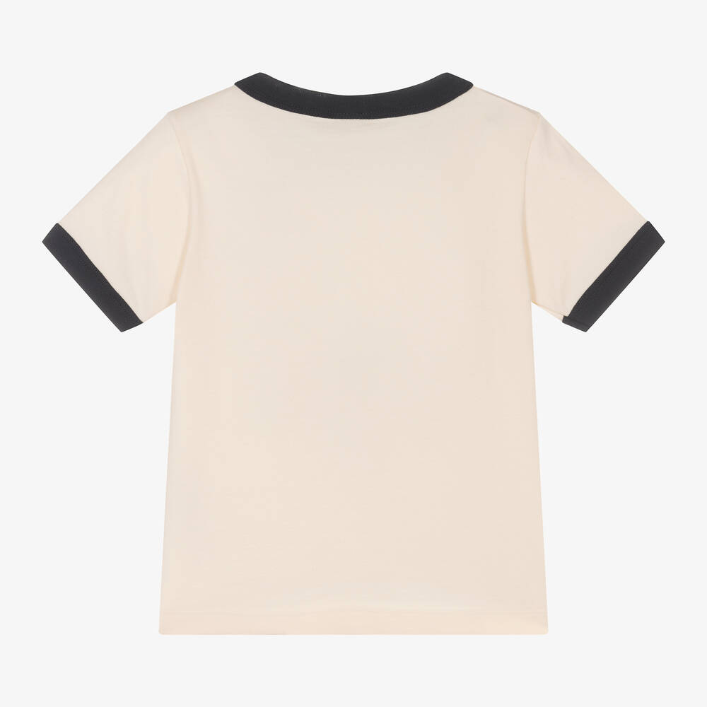 Petit Bateau-Ivory Organic Cotton Paris T-Shirt | Childrensalon Outlet