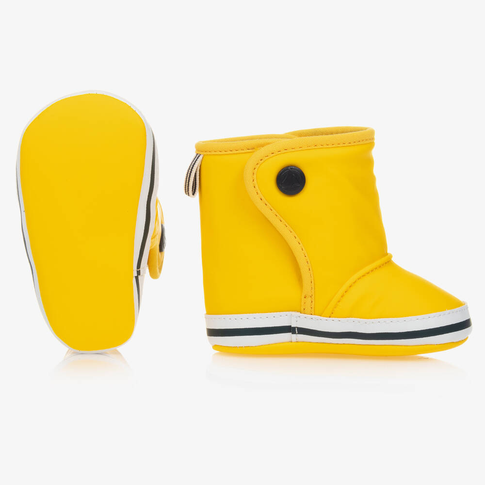 Bottes de pluie bébé jaune 22-23 Boatilus - Le petit Souk