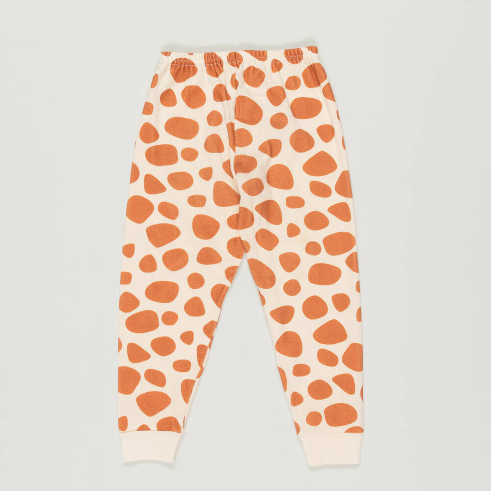 Petit Bateau-Preloved Girls Beige Giraffe Print Pyjama Bottoms (3 years) | Childrensalon Outlet