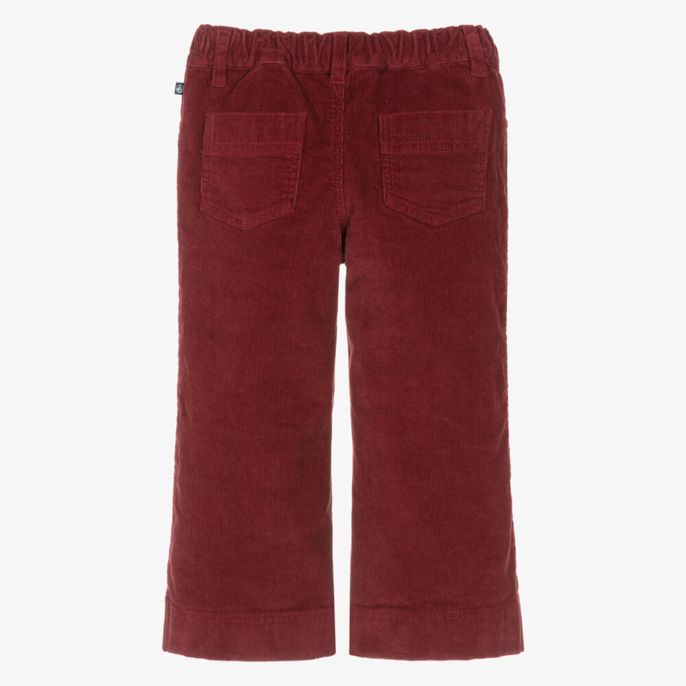 Petit Bateau-Red Cord Trousers | Childrensalon Outlet