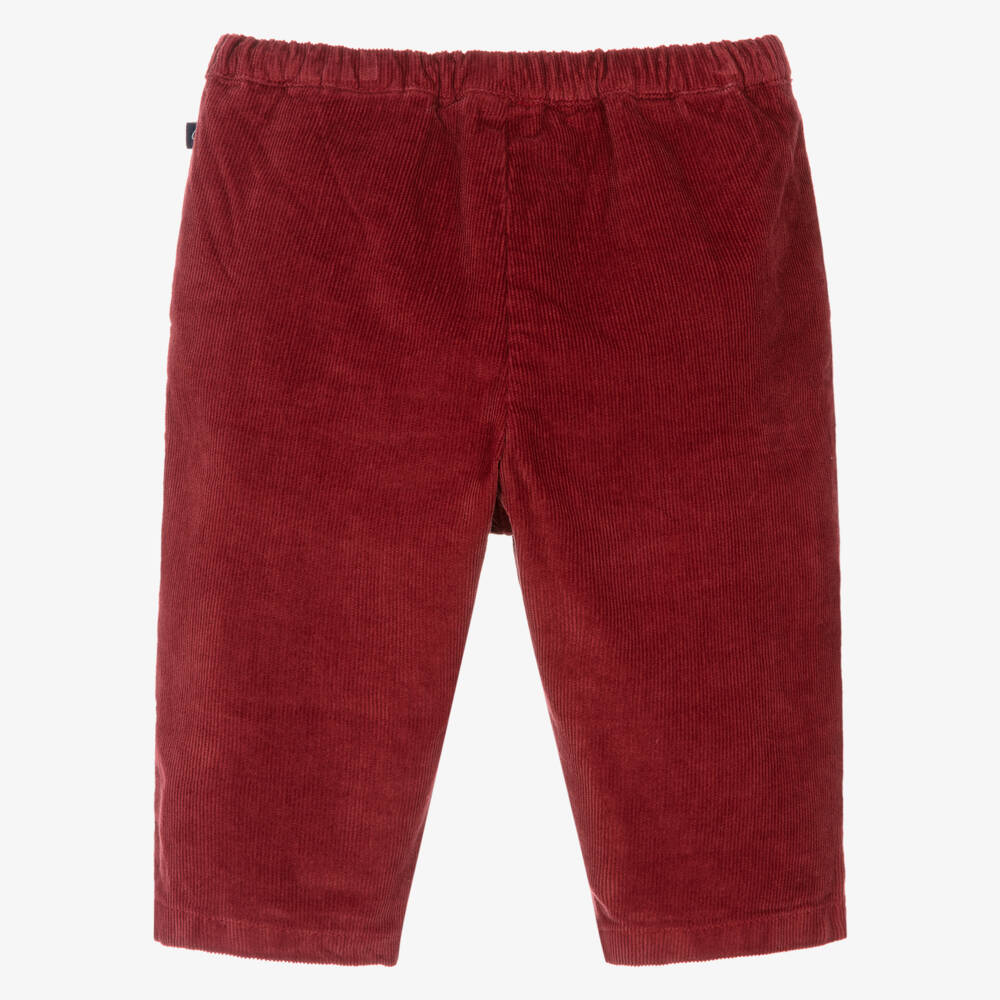 Petit Bateau-Red Cord Trousers | Childrensalon Outlet