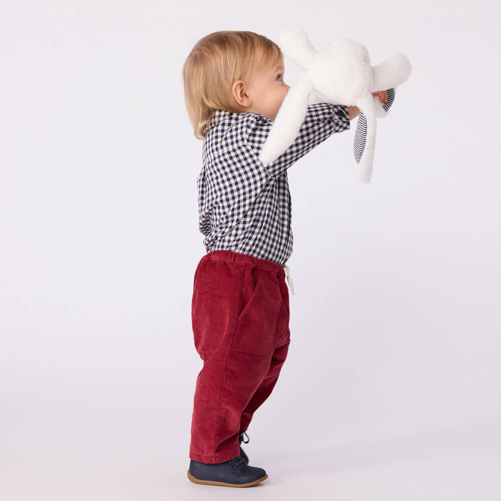 Petit Bateau-Red Cord Trousers | Childrensalon Outlet