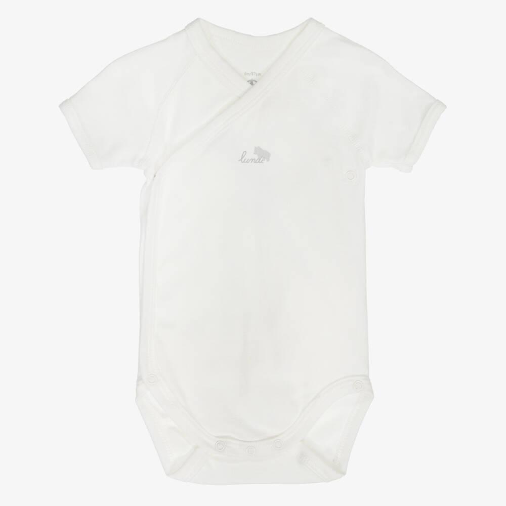 Petit Bateau-White Weekday Bodyvests (5 Pack) | Childrensalon Outlet