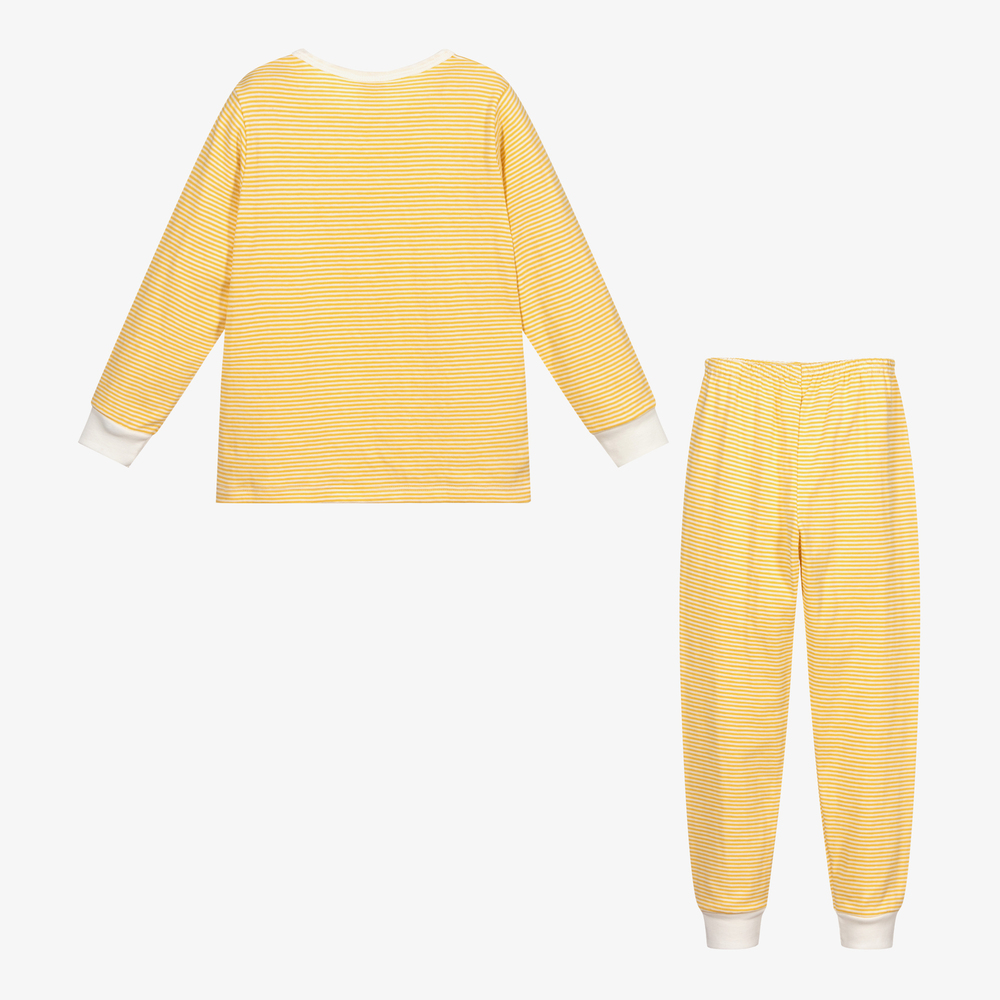 Petit Bateau-Желтая пижама из органического хлопка | Childrensalon Outlet