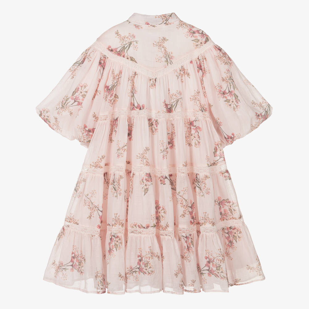 Petite Amalie-فستان كتان وردي للبنات | Childrensalon Outlet