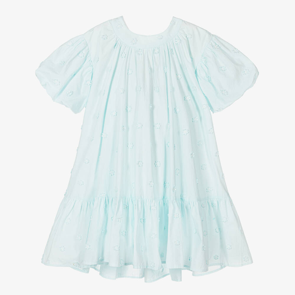 Petite Amalie-Платье из хлопка с украшением в виде ромашек для девочек | Childrensalon Outlet