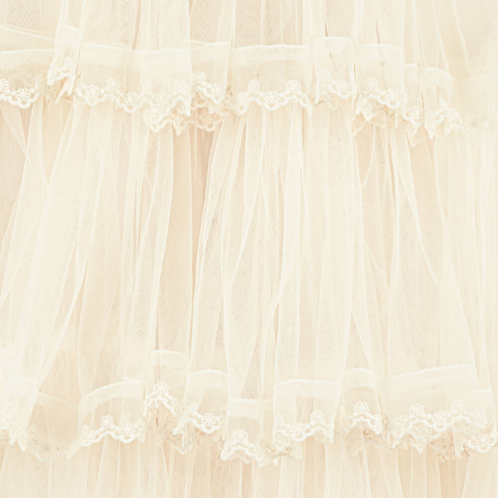 Petite Amalie-Girls Ivory Tulle Gown | Childrensalon Outlet