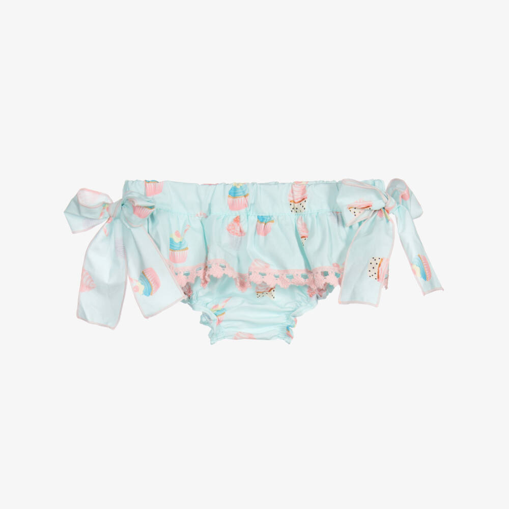 Phi Clothing-Blue Cupcakes Bloomers | Childrensalon Outlet