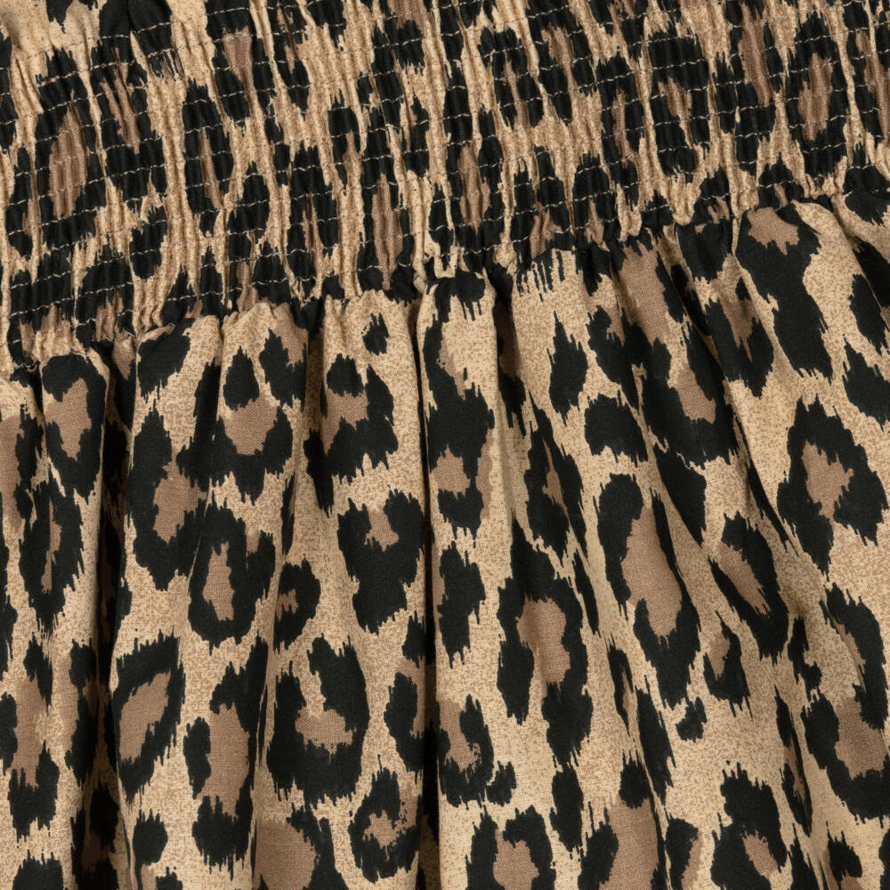 Phi Clothing-فستان سفاري قطني بيج للبنات | Childrensalon Outlet