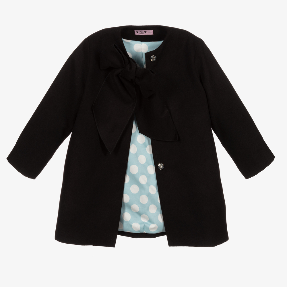 Baby girl black coat store