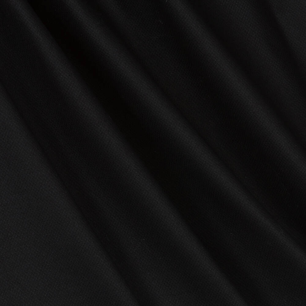 Phi Clothing-فستان قطن لون أسود وأبيض مزين بكشكش تول | Childrensalon Outlet