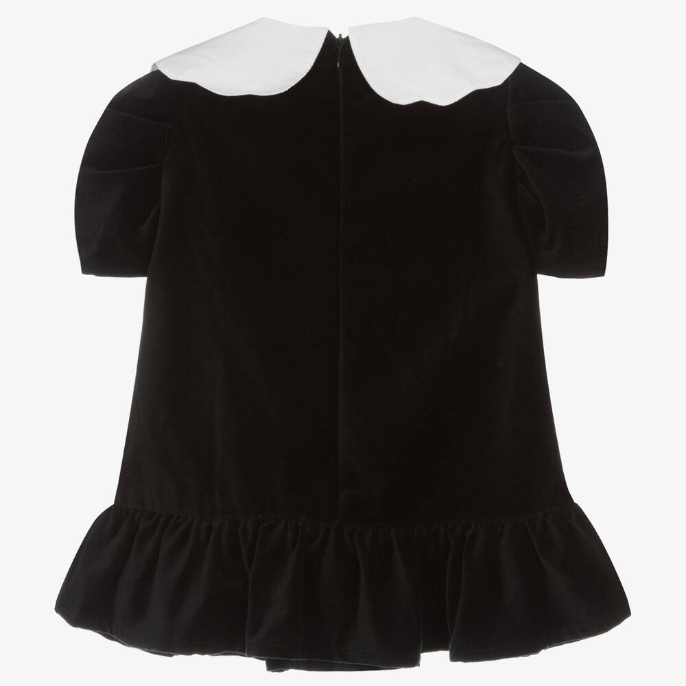 Phi Clothing-Girls Black Velvet Dress | Childrensalon Outlet