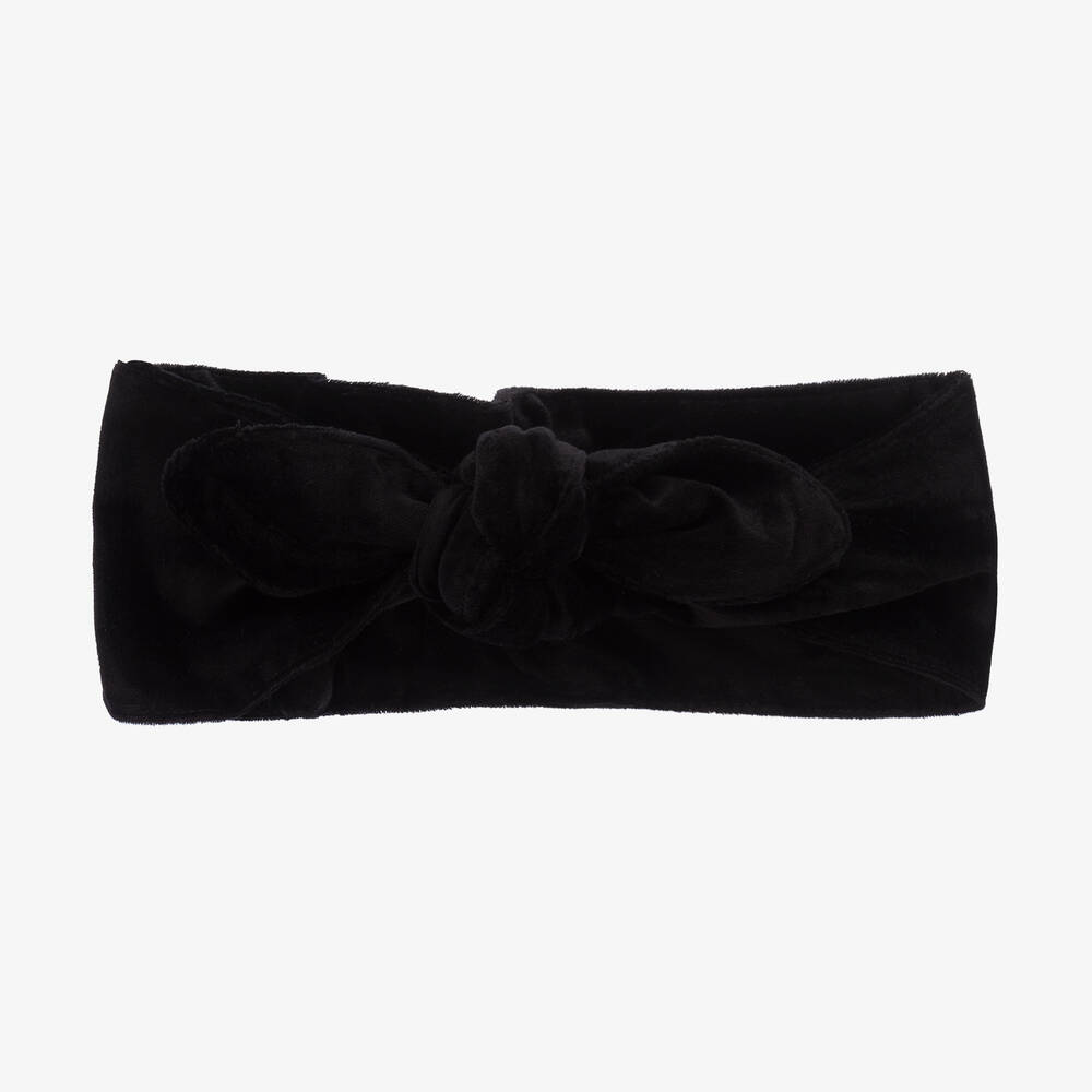 Phi Clothing - Черная бархатная повязка на голову | Childrensalon