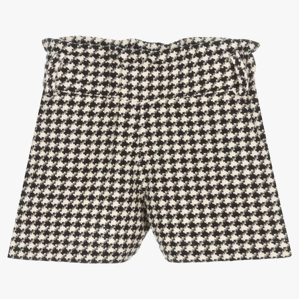 Phi Clothing-Girls Black & White Shorts | Childrensalon Outlet