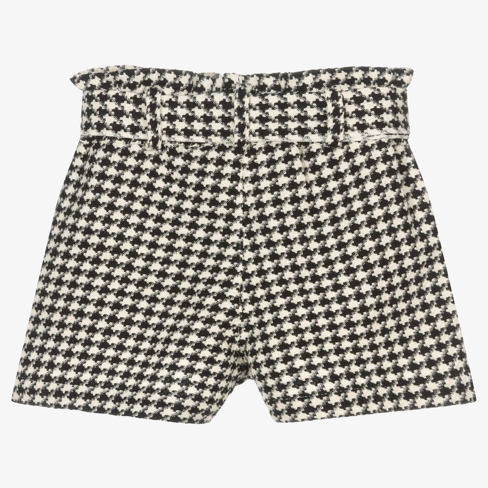 Phi Clothing-Girls Black & White Shorts | Childrensalon Outlet