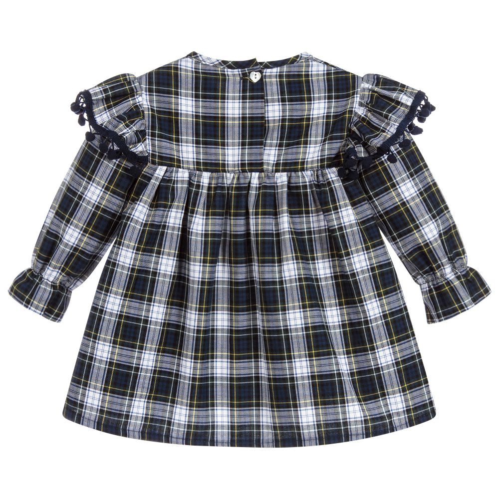 Phi Clothing-Girls Blue Check Cotton Blouse | Childrensalon Outlet