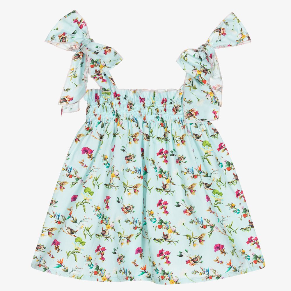 Phi Clothing - Haut bleu en coton Fille | Childrensalon