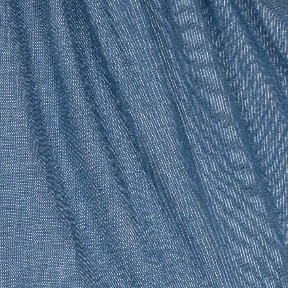 في كلودينغ-فستان قطن دنيم لون أزرق | Childrensalon Outlet