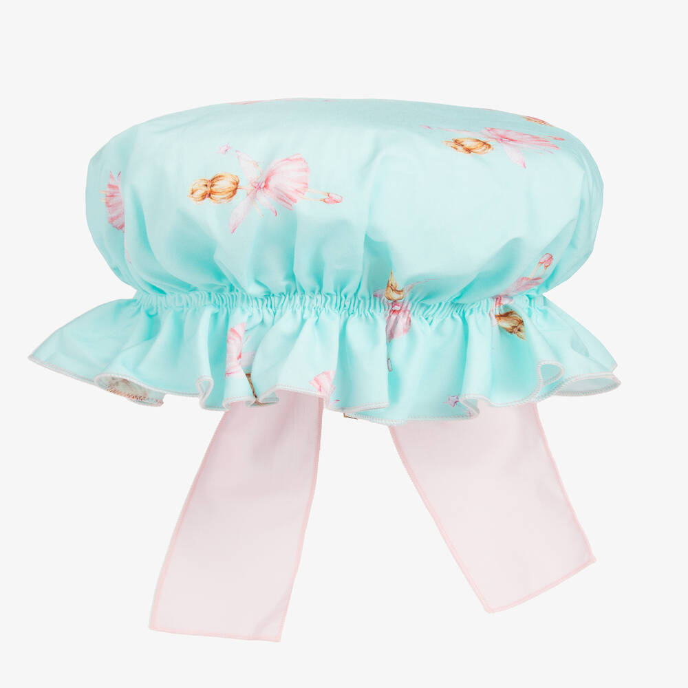Phi Clothing - Girls Blue & Pink Ballerina Mop Hat | Childrensalon