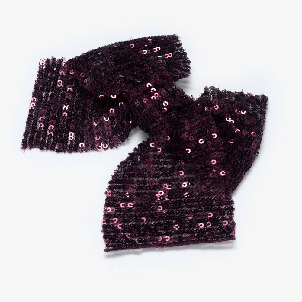 Phi Clothing-Girls Burgundy Sequin Hair Accessory | Childrensalon Outlet