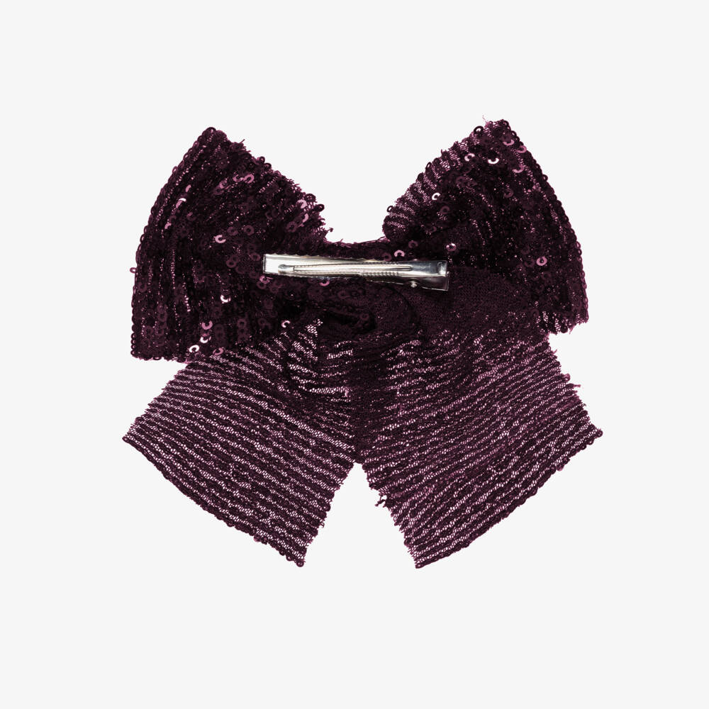 Phi Clothing-Girls Burgundy Sequin Hair Accessory | Childrensalon Outlet