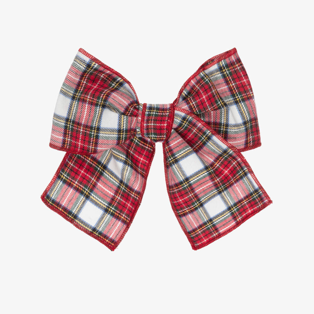 Phi Clothing-Girls Checked Tartan Hair Clip | Childrensalon Outlet