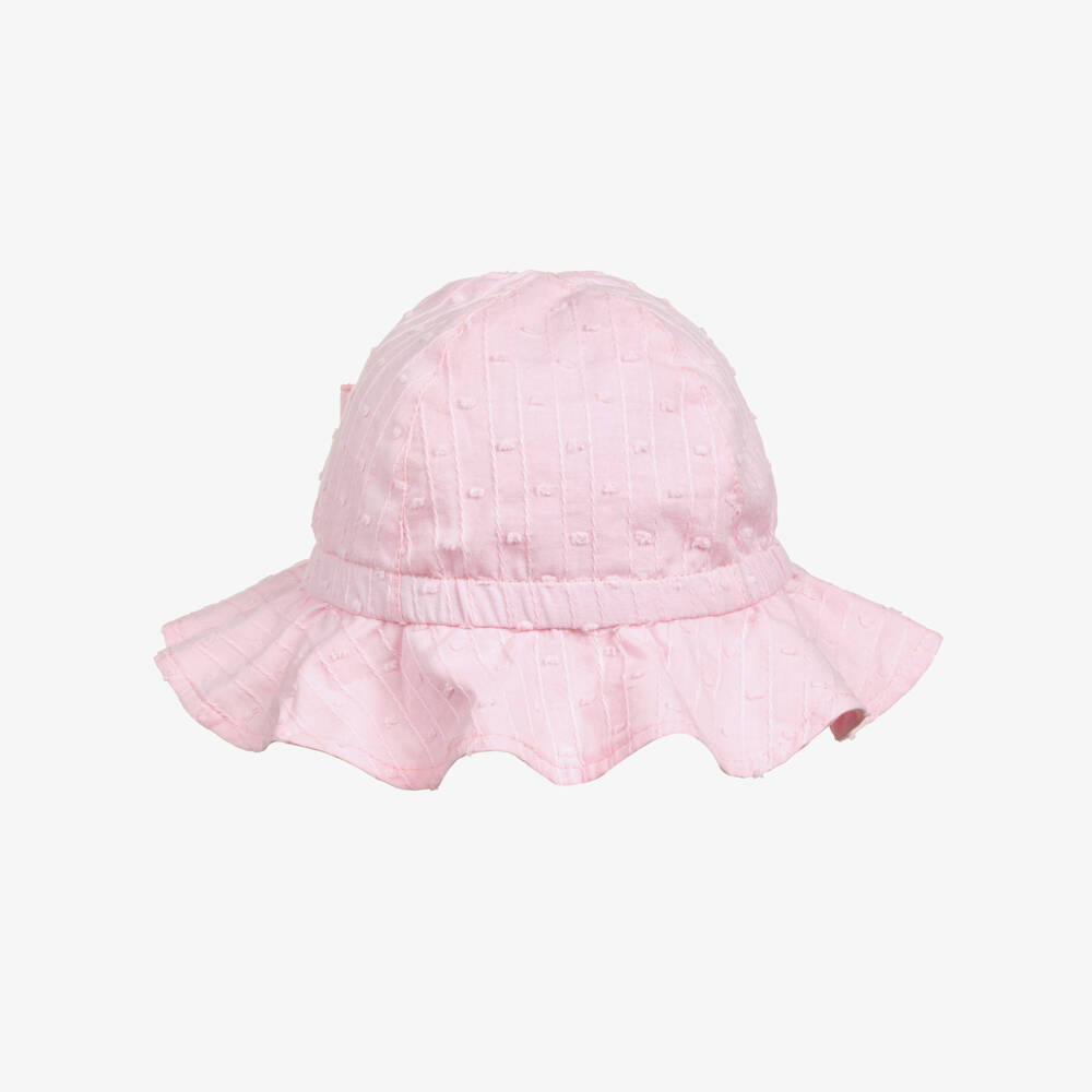 Phi Clothing-Girls Cotton Plumeti Sun Brim | Childrensalon Outlet