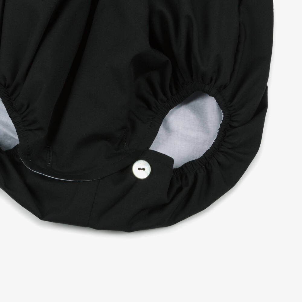 Phi Clothing-جمبسوت أنيق للفتيات باللون الأسود مع لمسات لؤلؤية | Childrensalon Outlet