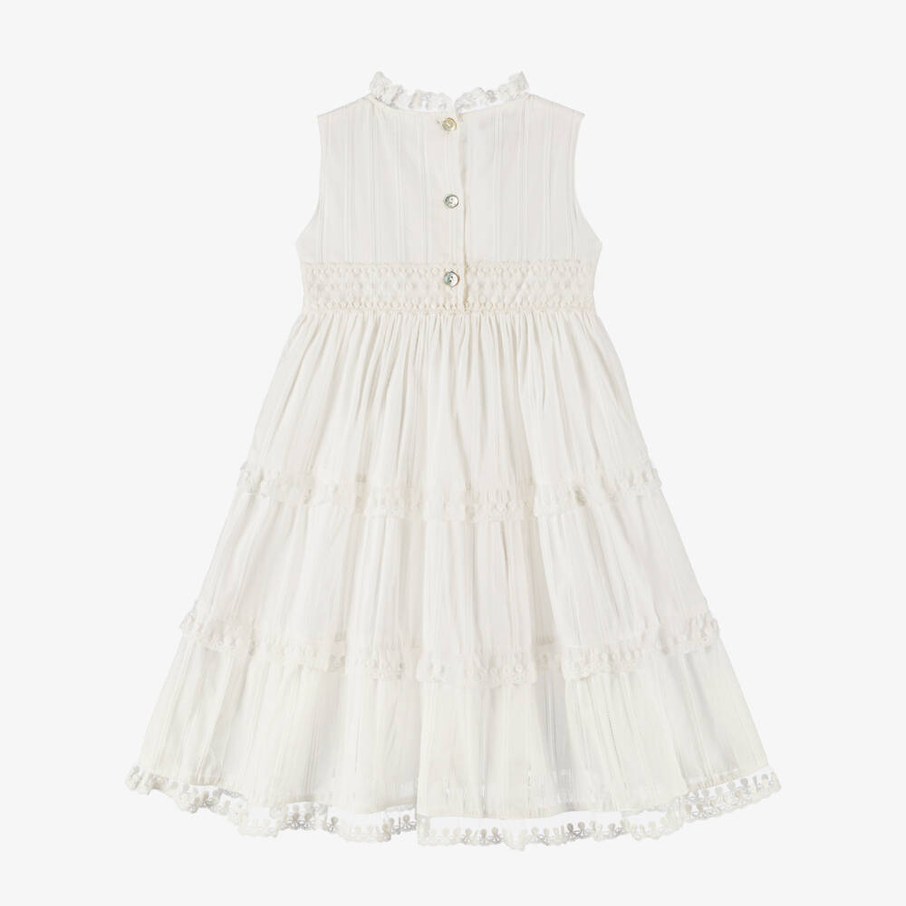 Phi Clothing-Girls Elegant Ivory Lace Ensemble | Childrensalon Outlet