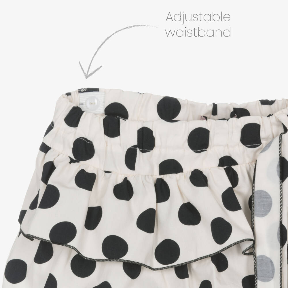 Phi Clothing-Girls Elegant Ivory Skort Set | Childrensalon Outlet