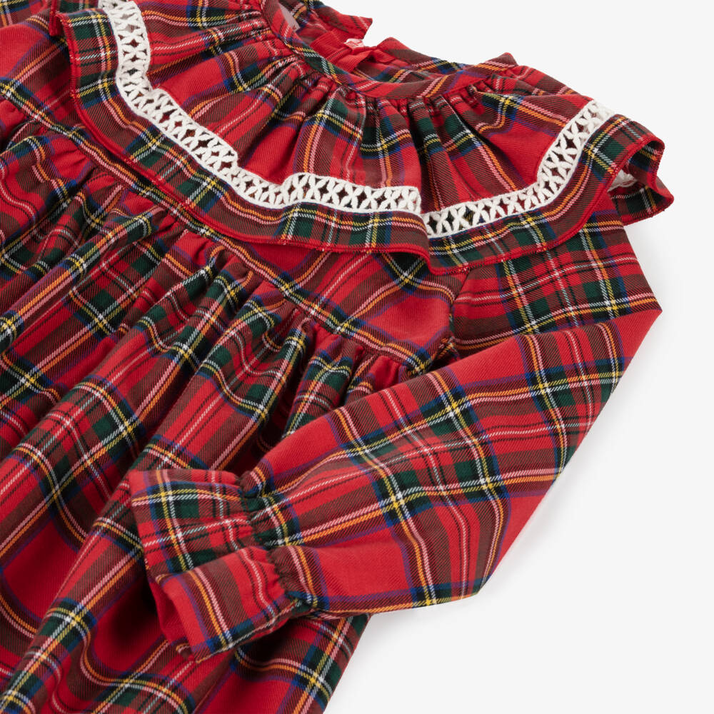 Phi Clothing-Girls Heritage Plaid Cotton Dress | Childrensalon Outlet