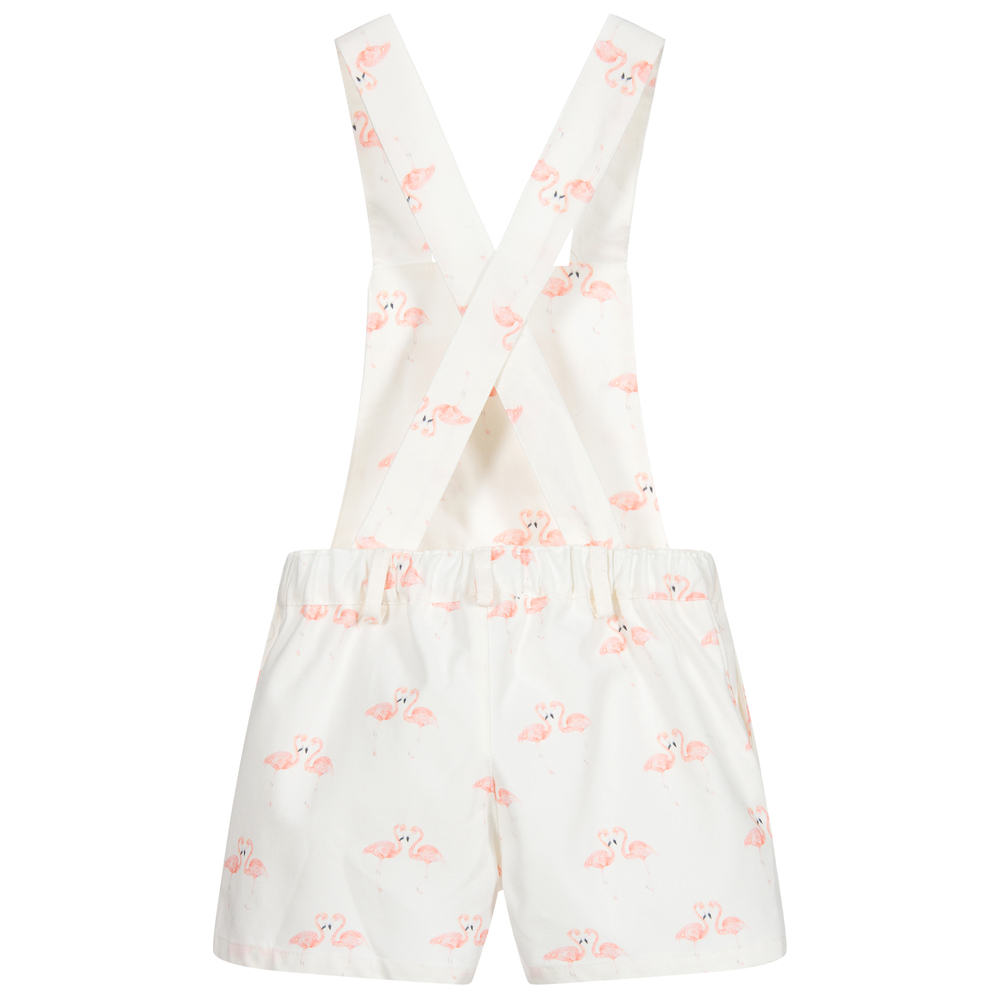 Phi Clothing-Летний кремовый комбинезон для девочек | Childrensalon Outlet