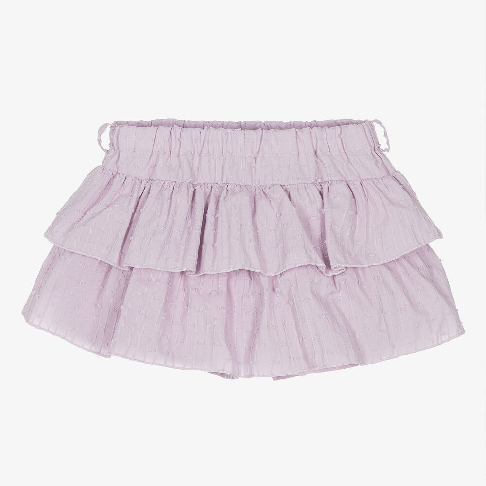 Phi Clothing-Фиолетовые хлопковые шорты | Childrensalon Outlet