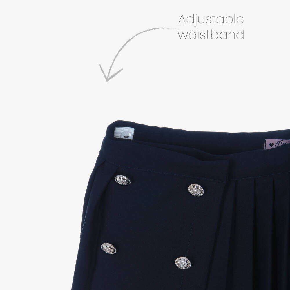 Phi Clothing-Girls Navy Skirt and Top Set | Childrensalon Outlet