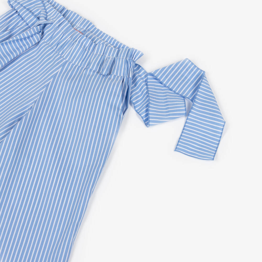 Phi Clothing-Эксклюзивные брюки в синюю полоску для девочек | Childrensalon Outlet