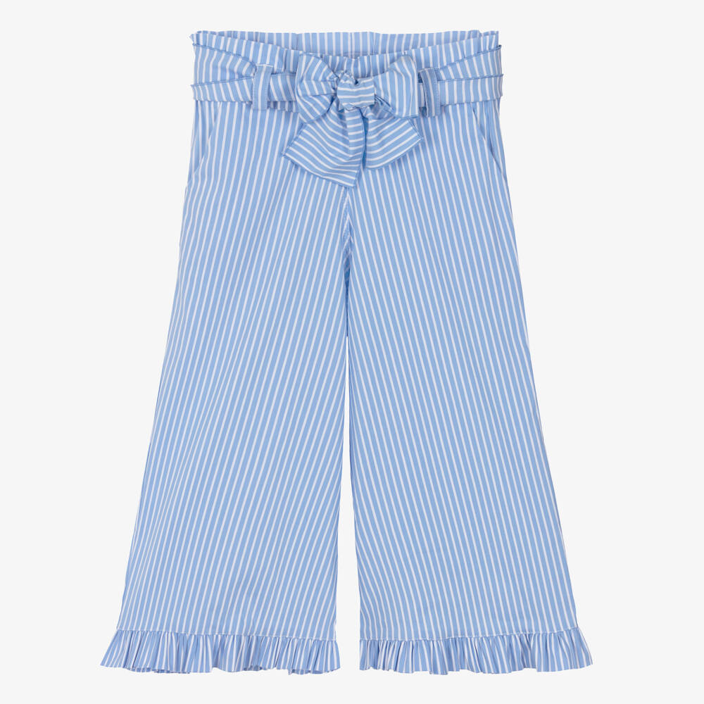 Phi Clothing-Эксклюзивные брюки в синюю полоску для девочек | Childrensalon Outlet