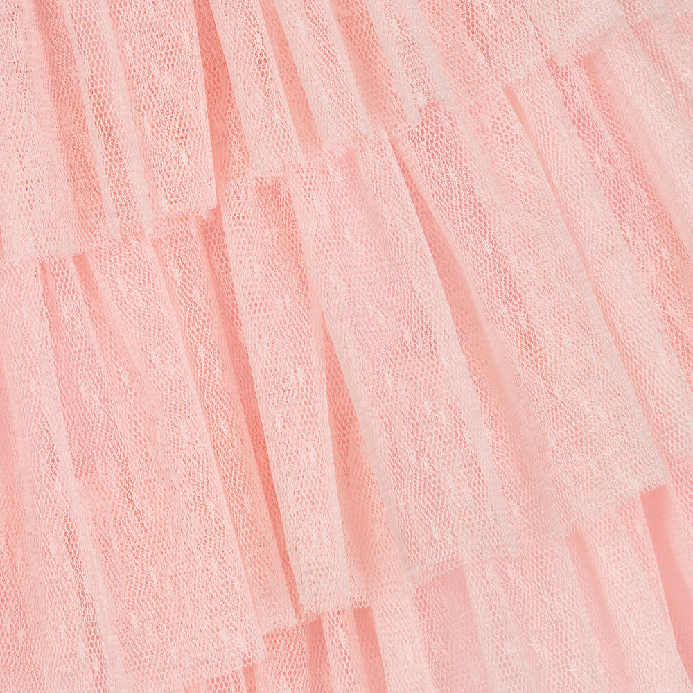 Phi Clothing-Girls Pale Pink Tulle Dress | Childrensalon Outlet