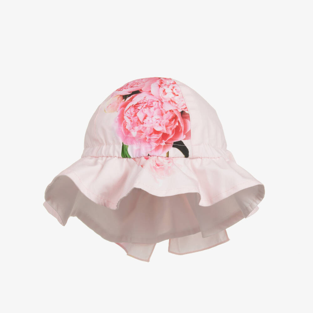 Phi Clothing-Girls Peony Blossom Sunshade Hat | Childrensalon Outlet