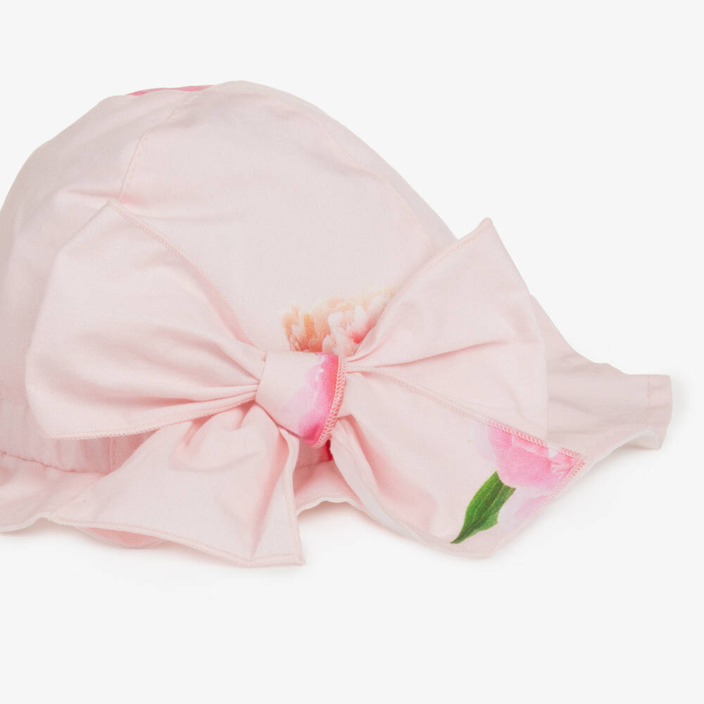 Phi Clothing-Girls Peony Blossom Sunshade Hat | Childrensalon Outlet