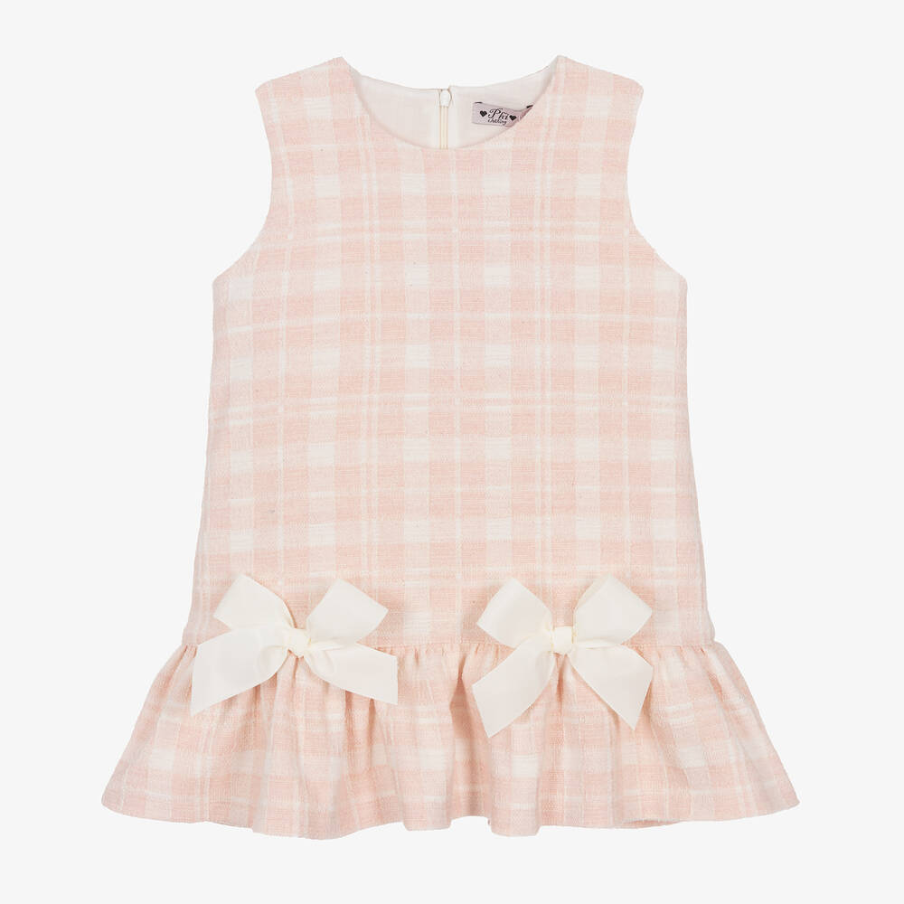 Phi Clothing-Girls Pink Check Dress | Childrensalon Outlet