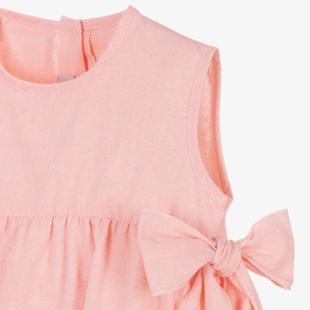 Phi Clothing-بلوز قطن لون زهري للبنات | Childrensalon Outlet