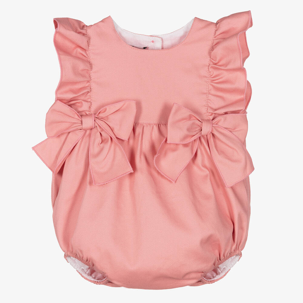 Phi Clothing - Розовый хлопковый песочник | Childrensalon