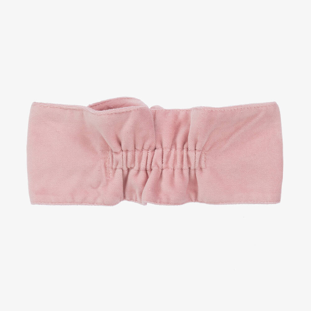 Phi Clothing-Girls Pink Velvet Headband | Childrensalon Outlet