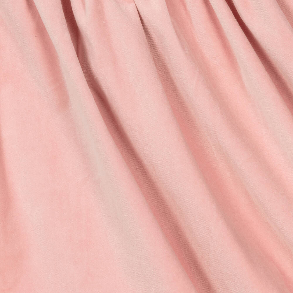 Phi Clothing-Girls Pink Velvet & Lace Dress | Childrensalon Outlet