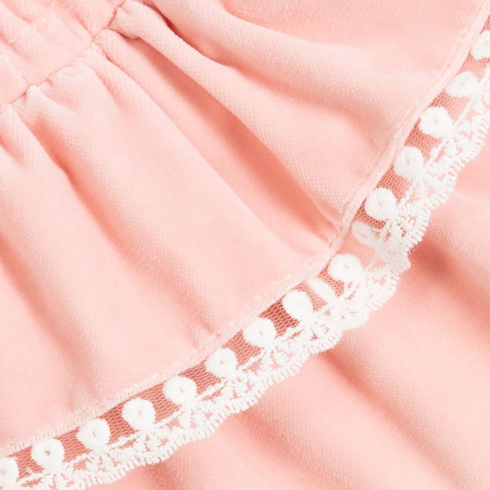 Phi Clothing-Girls Pink Velvet Skort | Childrensalon Outlet