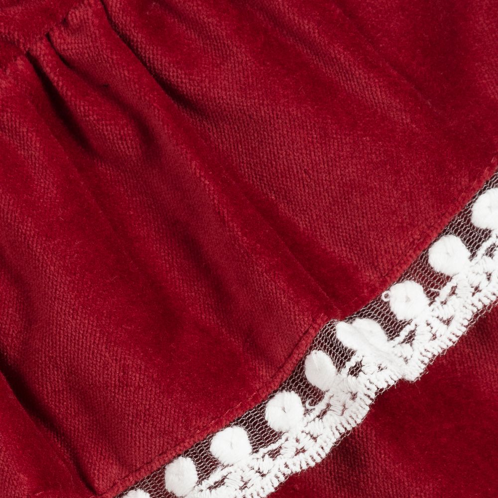 Phi Clothing-Girls Red Velvet Skort | Childrensalon Outlet