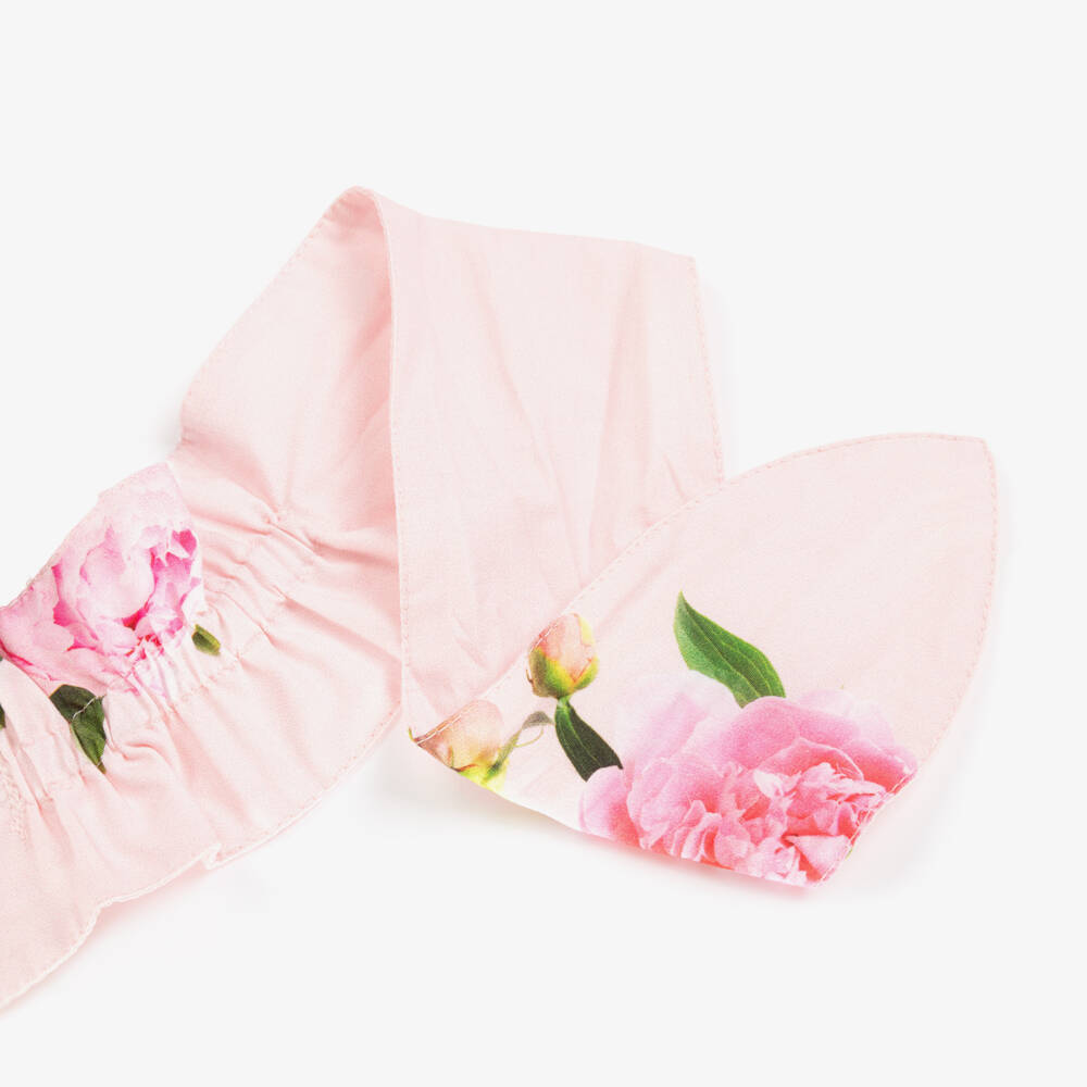 Phi Clothing-Girls Rosy Bloom Tie Hairband | Childrensalon Outlet