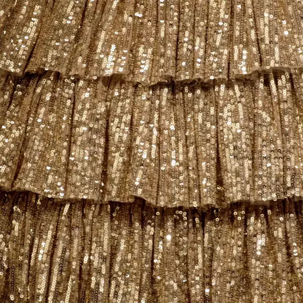 Phi Clothing-Золотое блестящее платье с пайетками для девочек | Childrensalon Outlet