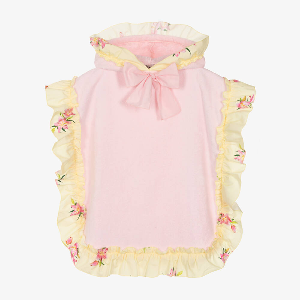 Phi Clothing-Girls Soft Pink Hooded Wrap | Childrensalon Outlet